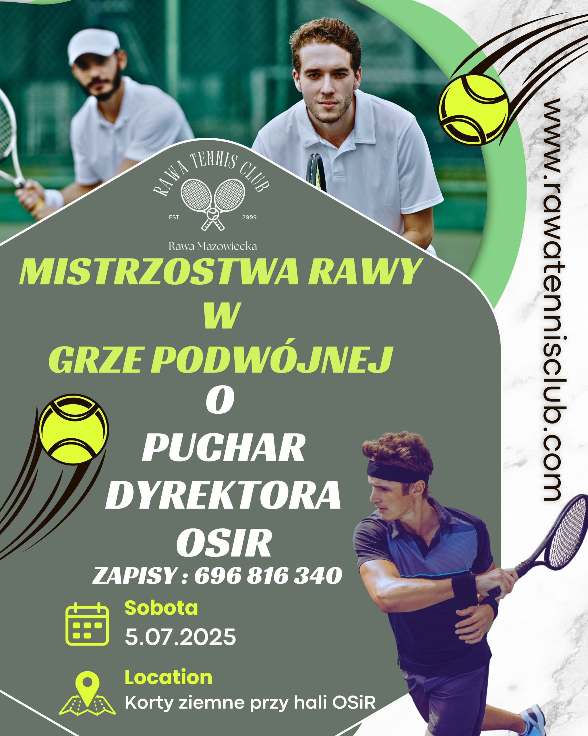 Mistrzostwa Rawy w grze podwójnej – 05.07.2025r.